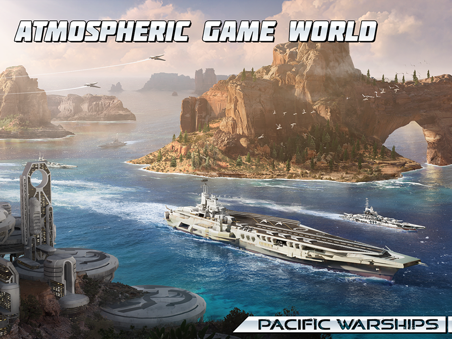 Pacific Warships: Naval PvP Game Screenshot