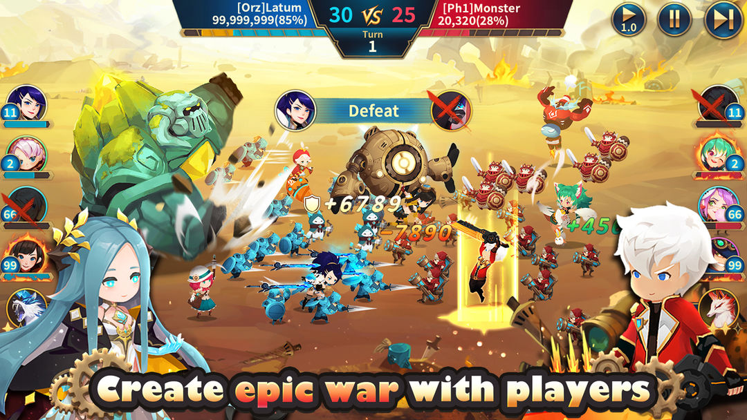 Giant Monster War - O遊戲截圖