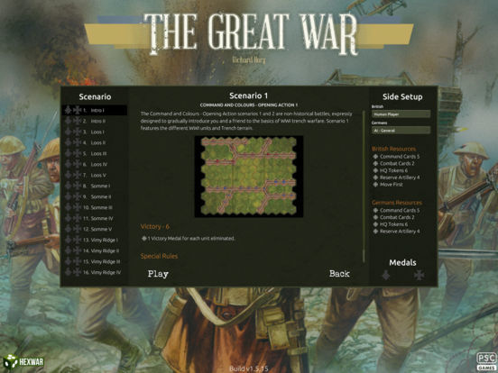 Command & Colours: The Great War 게임 스크린 샷