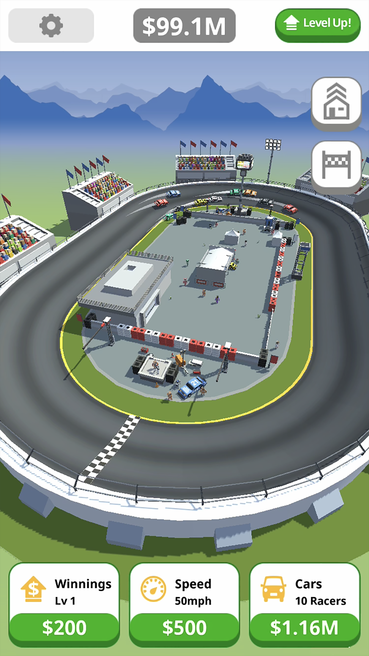 Idle Tap Racing: Tycoon Game Game Screenshot