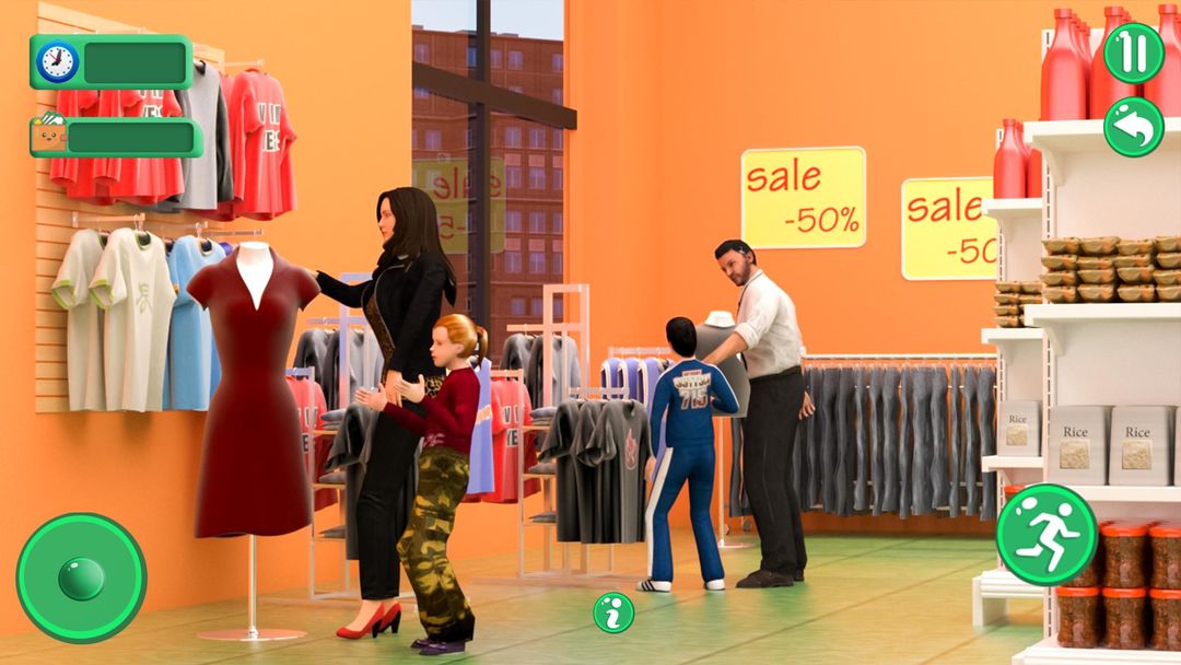 Screenshot of SuperMarket shopping with mom - Shopping Mall Game