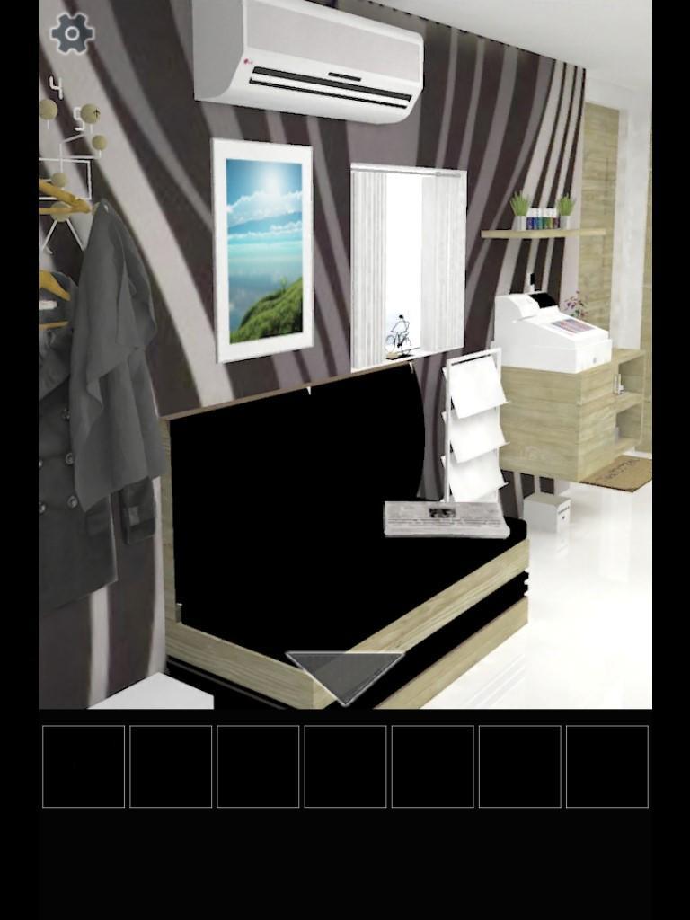 Escape from the barber room. Game Screenshot