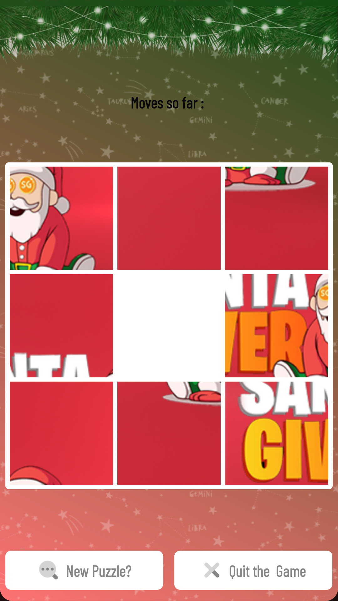 Santa Giver: quiz coin Game Screenshot