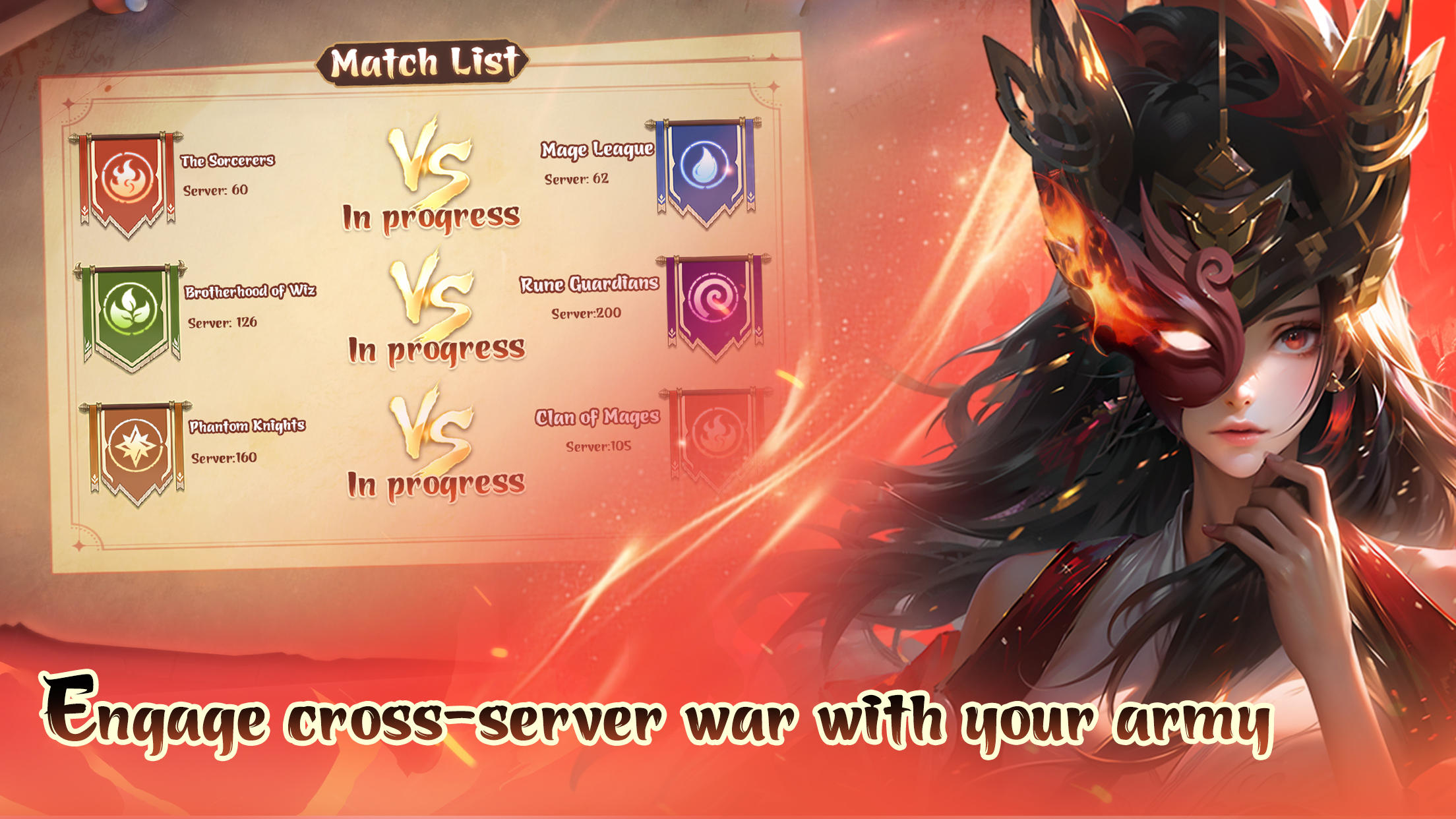 Fantasi Tiga Kerajaan:Perang Game Screenshot