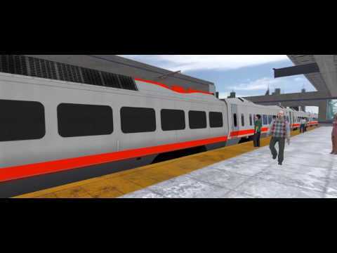 Screenshot of the video of Train Simulator 2017