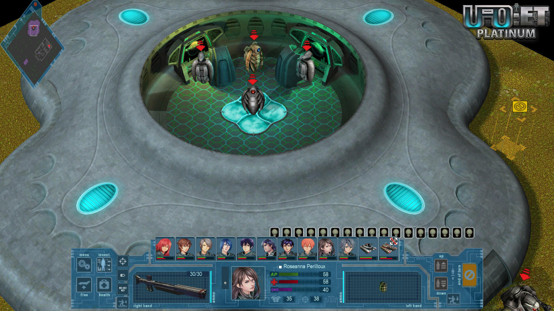 UFO: Extraterrestrials Platinum 게임 스크린 샷