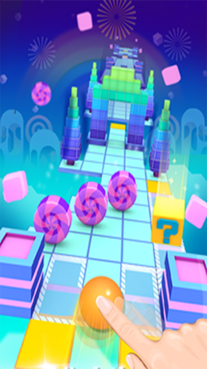 Screenshot of Rolling Sky Ball Game