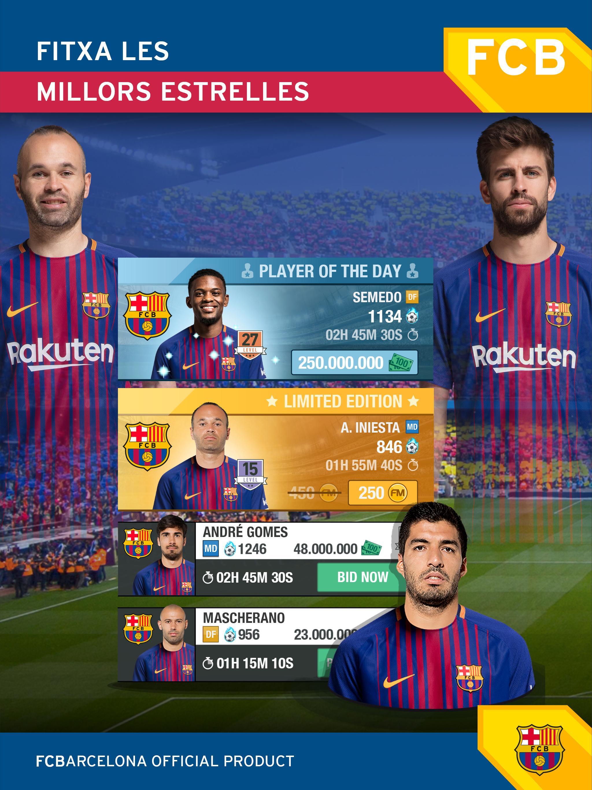 FC Barcelona Fantasy Manager-Real football manager Game Screenshot