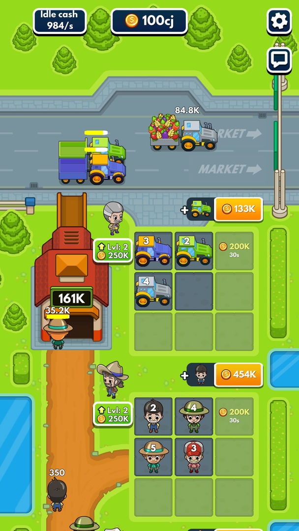 Idle Farm Tycoon - Merge Crops ภาพหน้าจอเกม