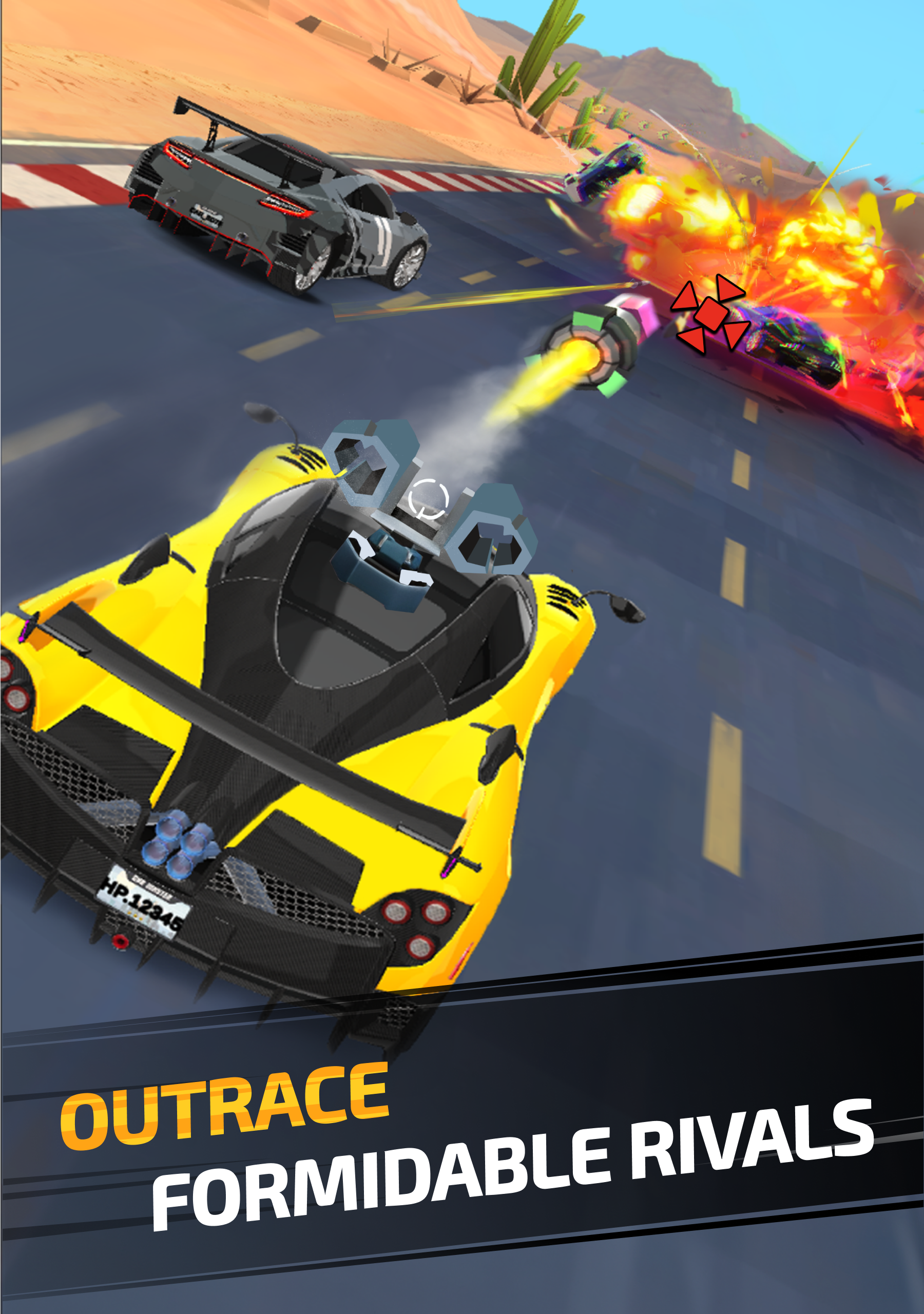 Racing Fury: Car Battle PvP ภาพหน้าจอเกม