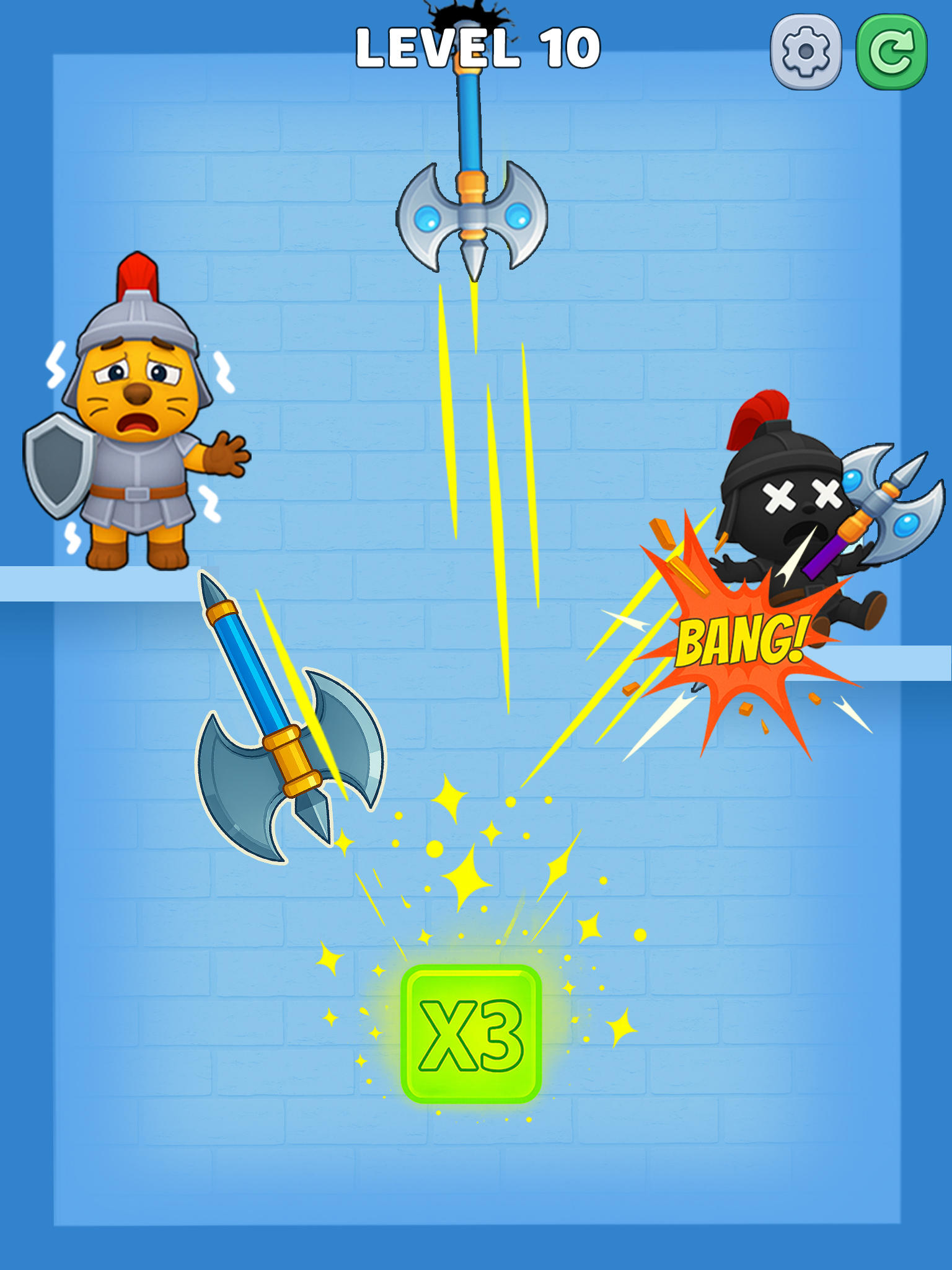 Cuplikan Layar Game Spear Strike : Shoot & Attack