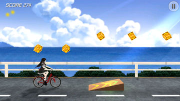 单车少女-阳光海滩 Game Screenshot