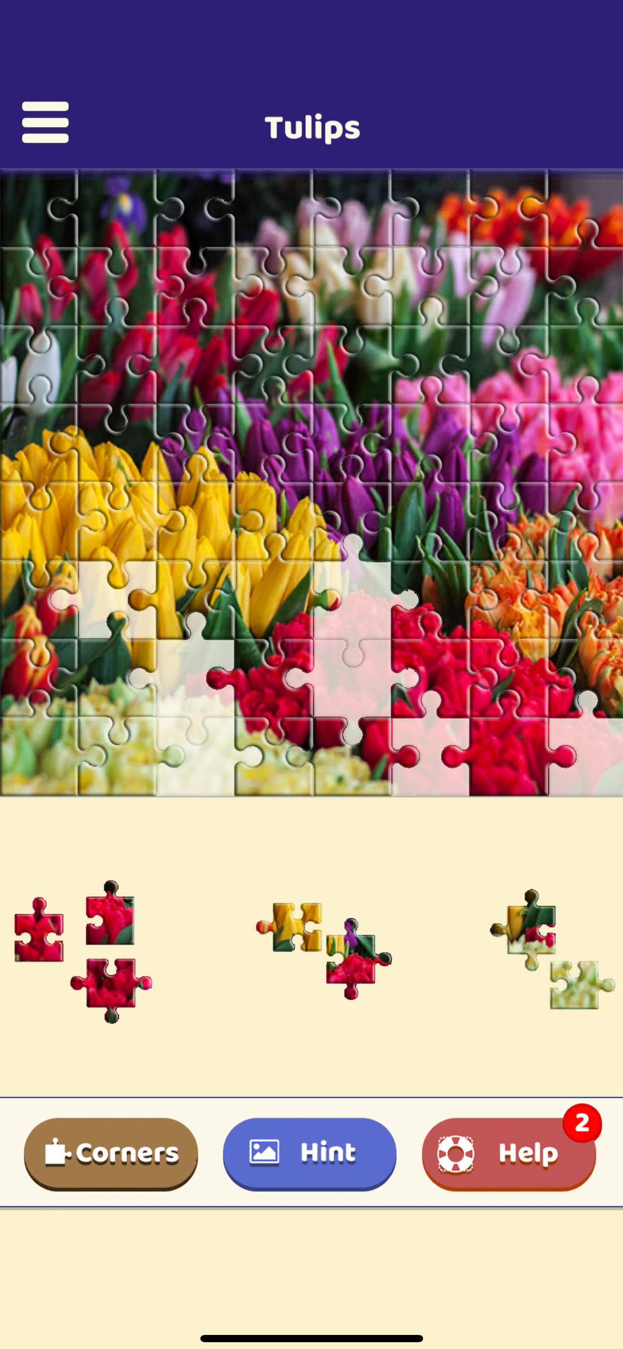 Tulip Love Puzzle Game Screenshot