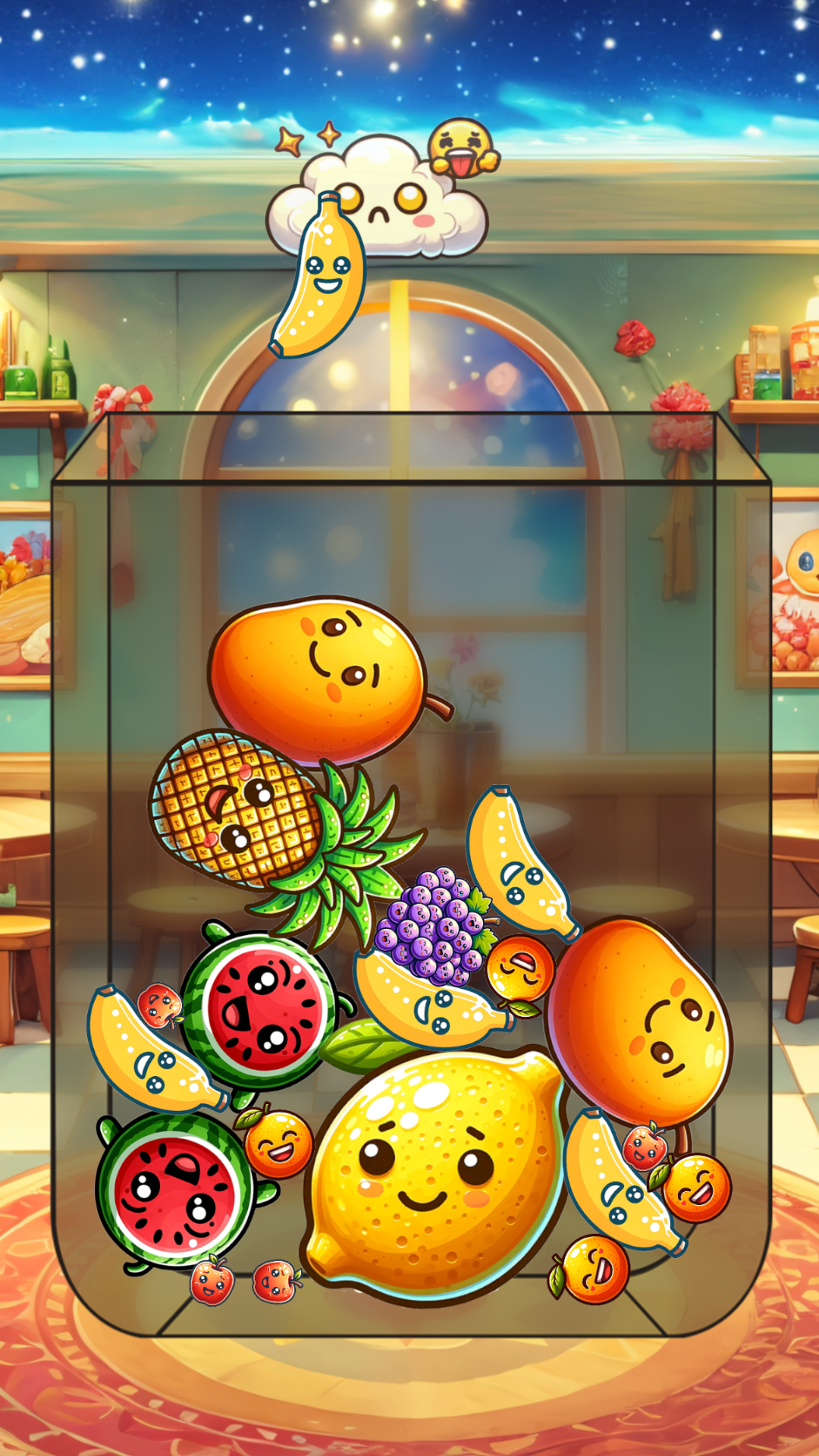 Screenshot 1 of Melancia 2048: mesclar frutas 1.0.0