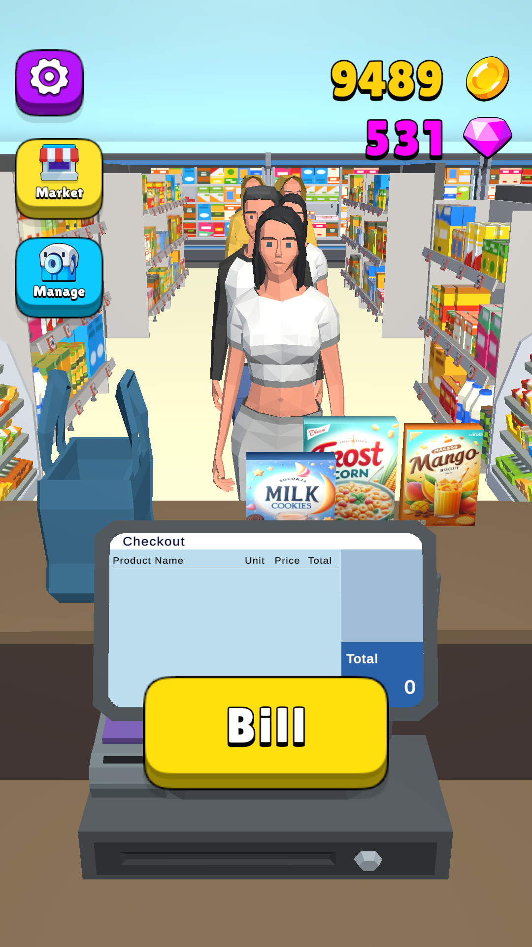 Screenshot 1 of Cashier Supermarket Simulator 1.0.6