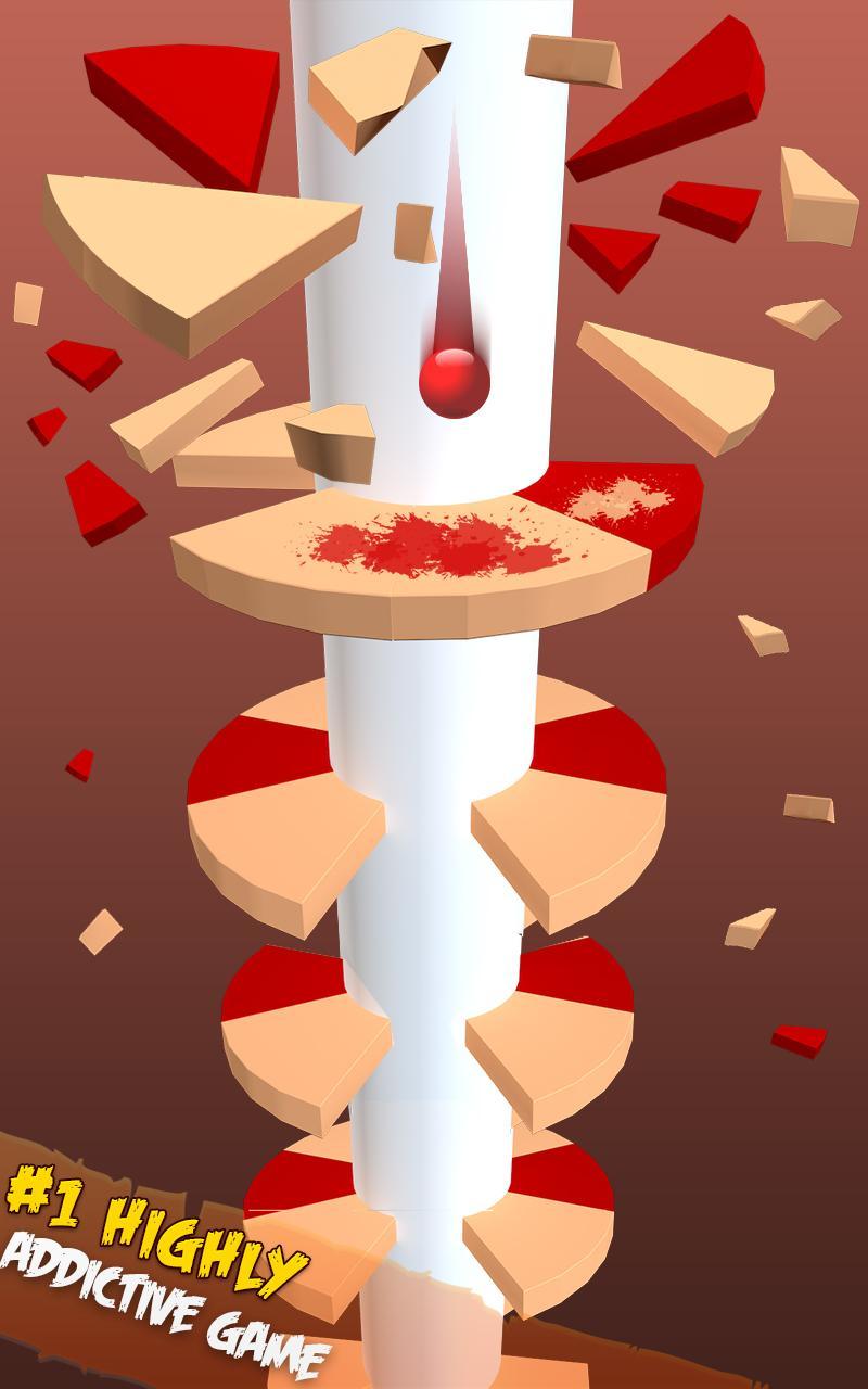Spiral Jump Tower Game Screenshot