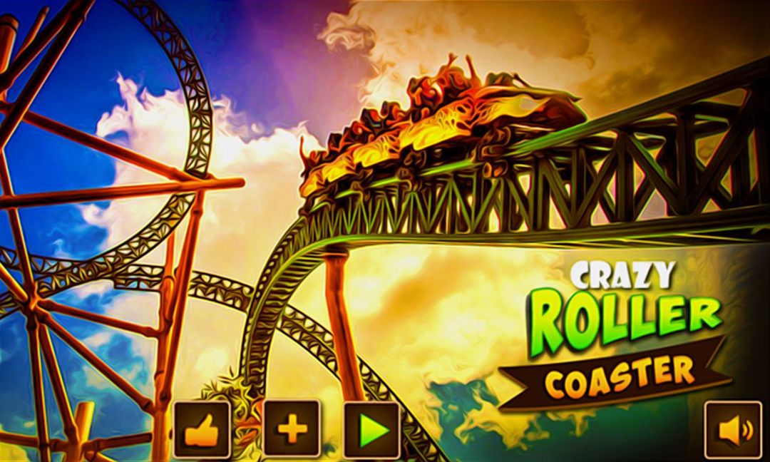 Crazy Roller Coaster Simulator ภาพหน้าจอเกม