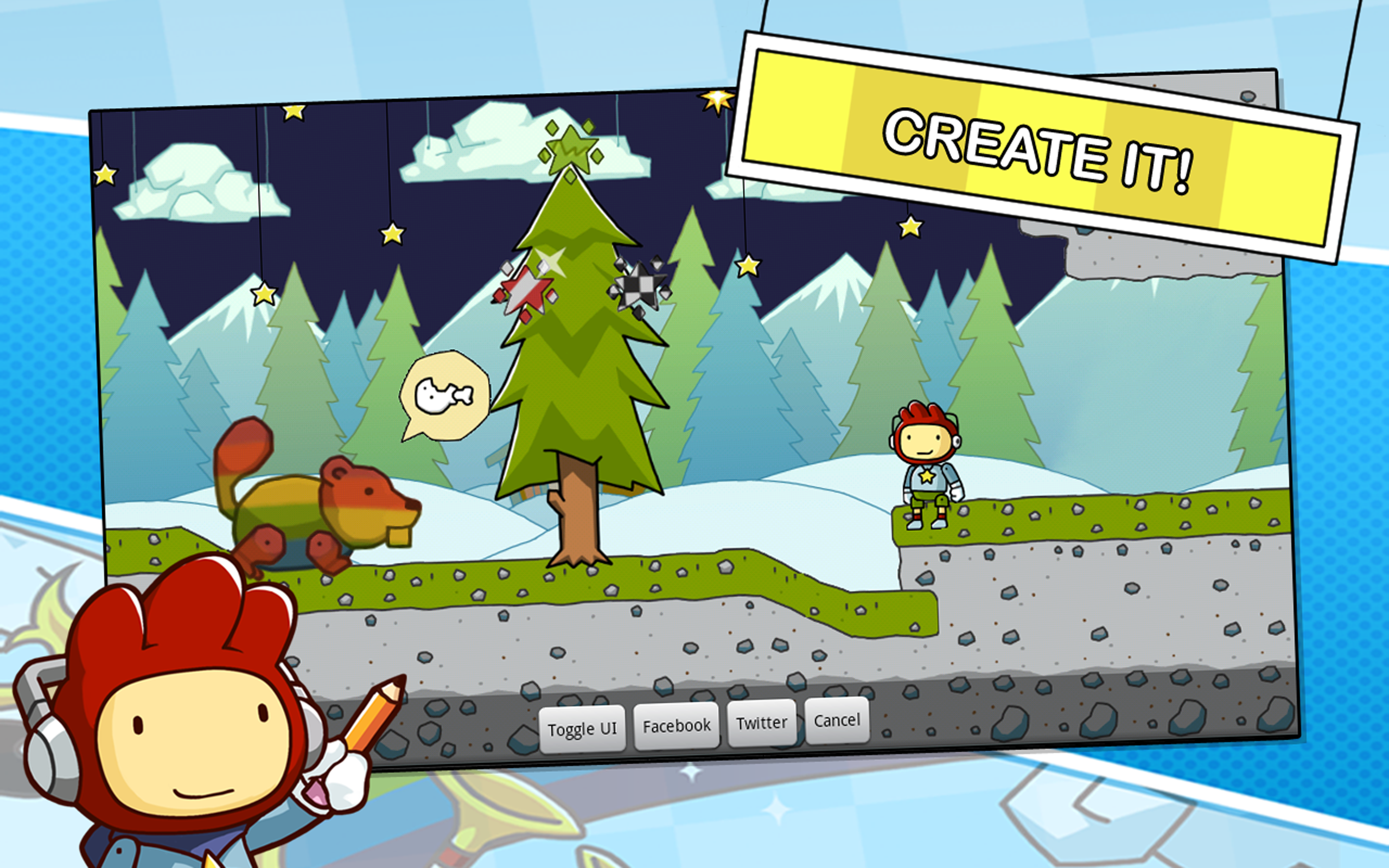 Scribblenauts Remix Game Screenshot