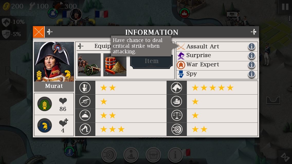 European War 4 : Napoleon Game Screenshot