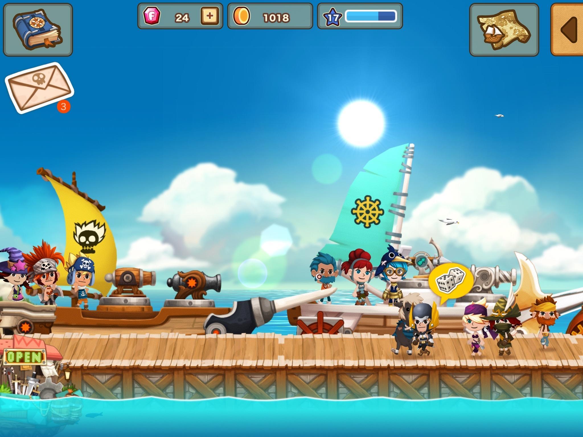 パイレーツストーリー 〜少年海賊サムの大冒険〜 Game Screenshot