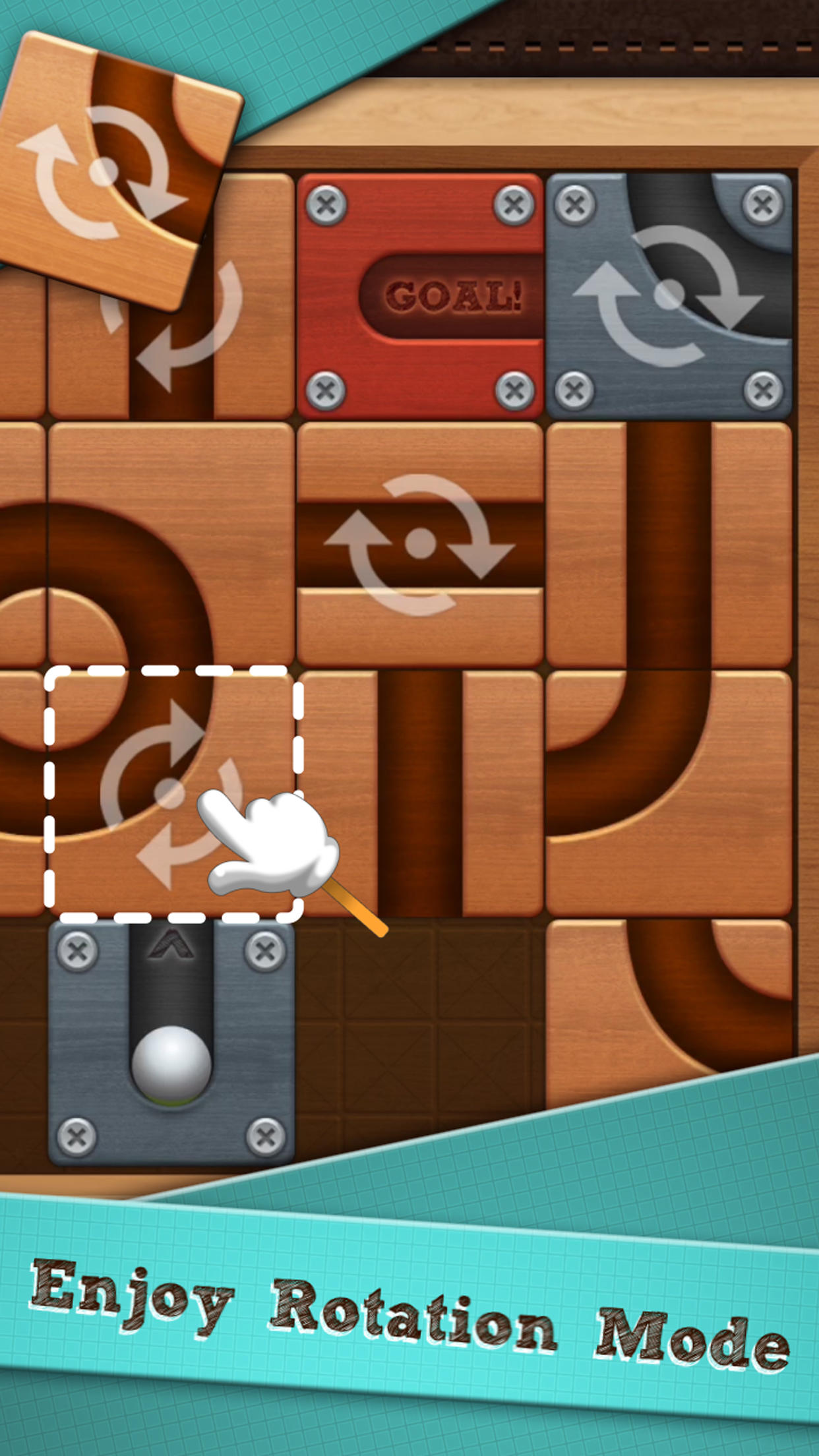 Скриншот игры Roll the Ball® - slide puzzle