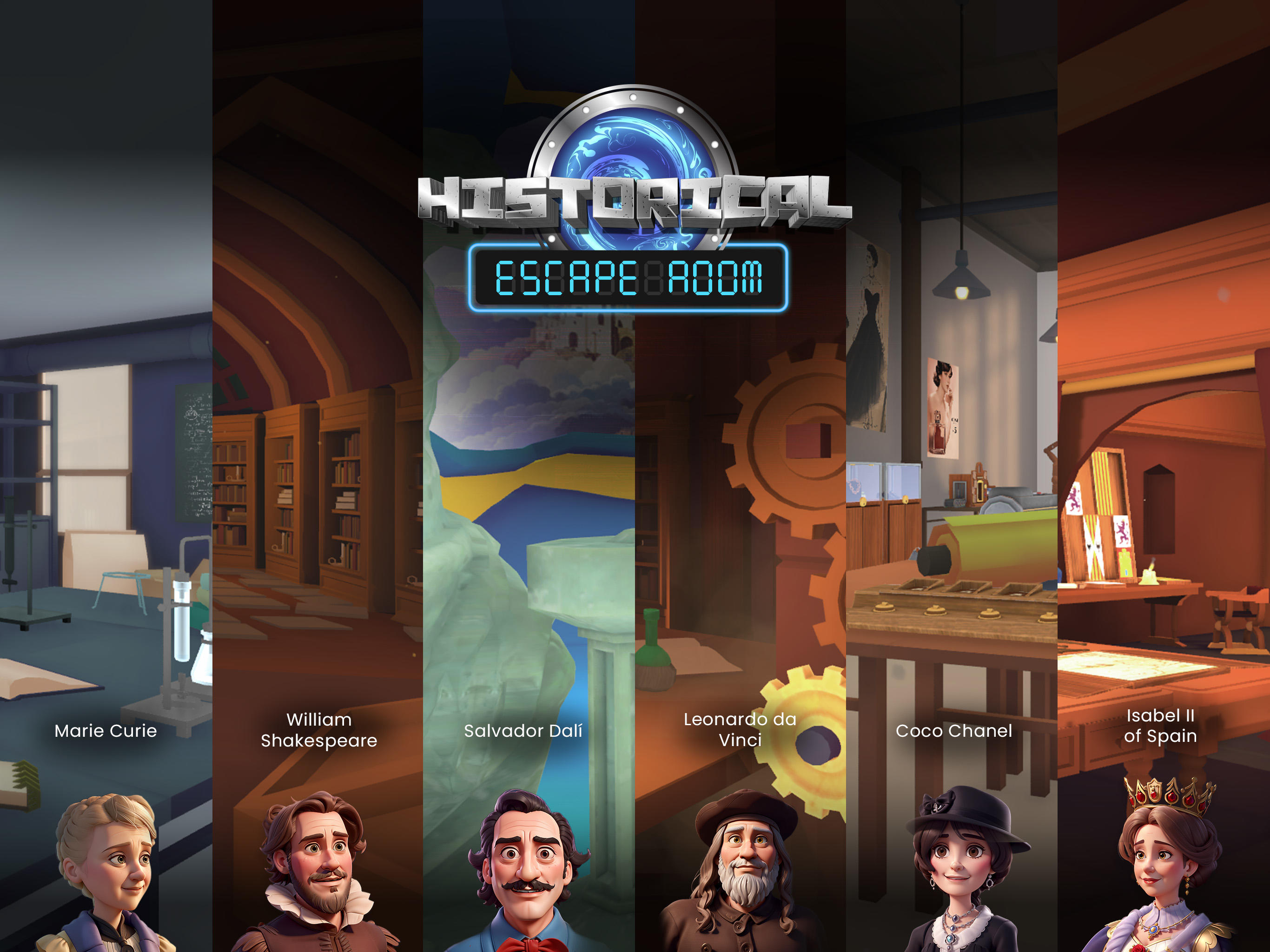 역사적인 방 탈출 - 게임 게임 스크린 샷