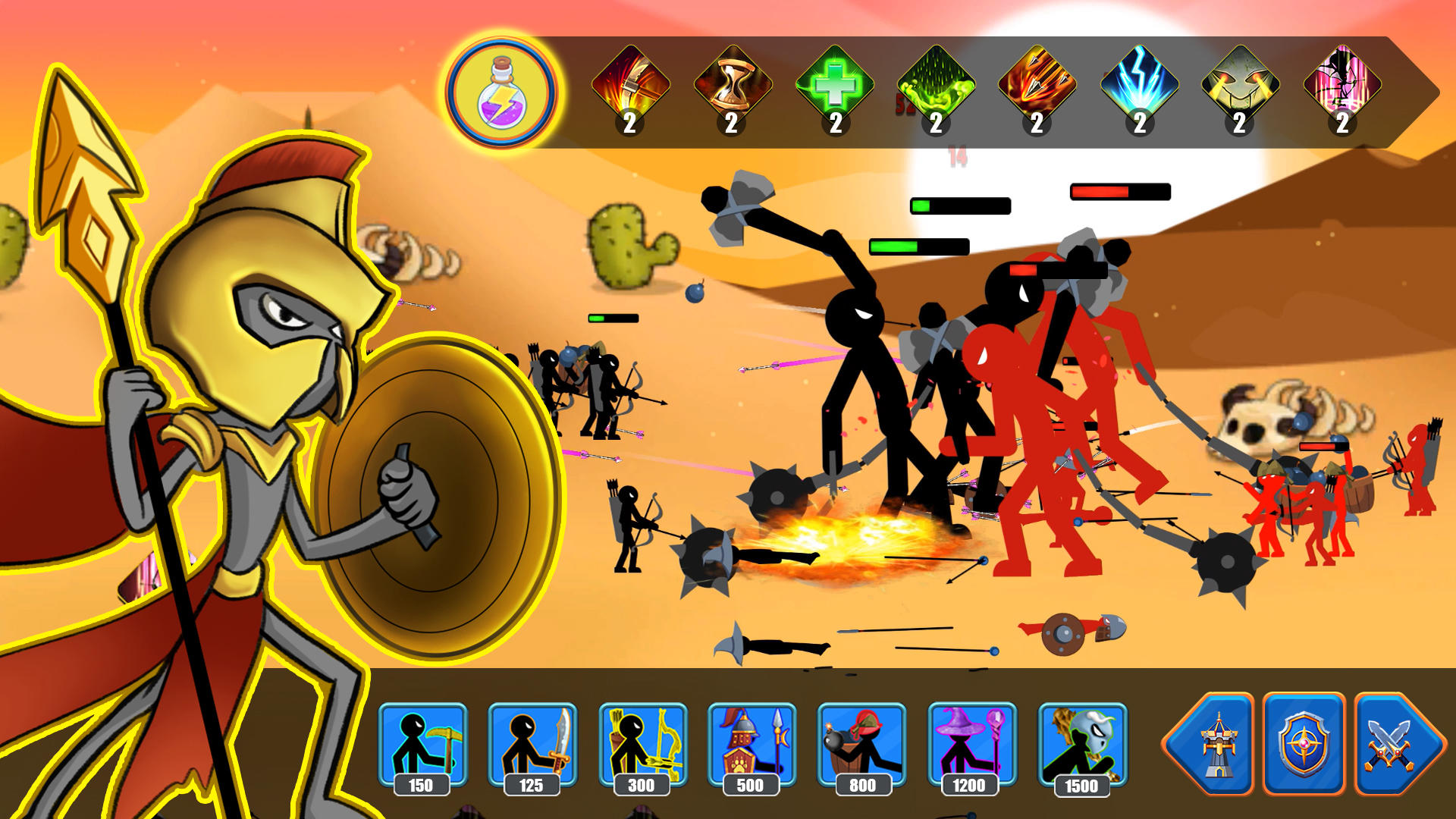 Download Stickman War: Stick Fight Army android on PC