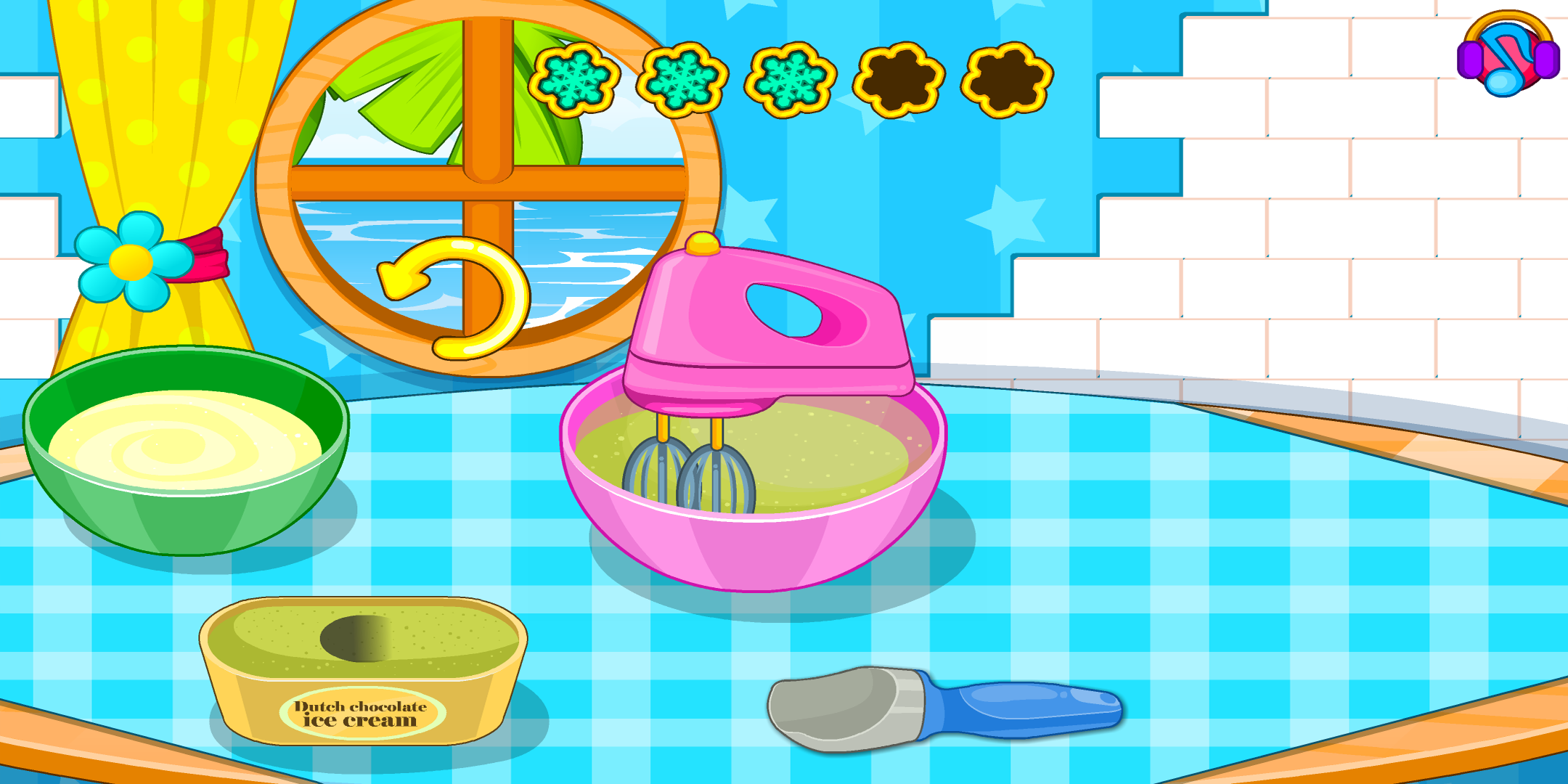 Cooking Ice Creams Game Screenshot