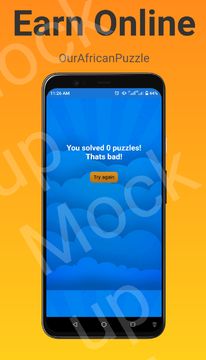 African Tile Puzzle n Win Big Game Screenshot