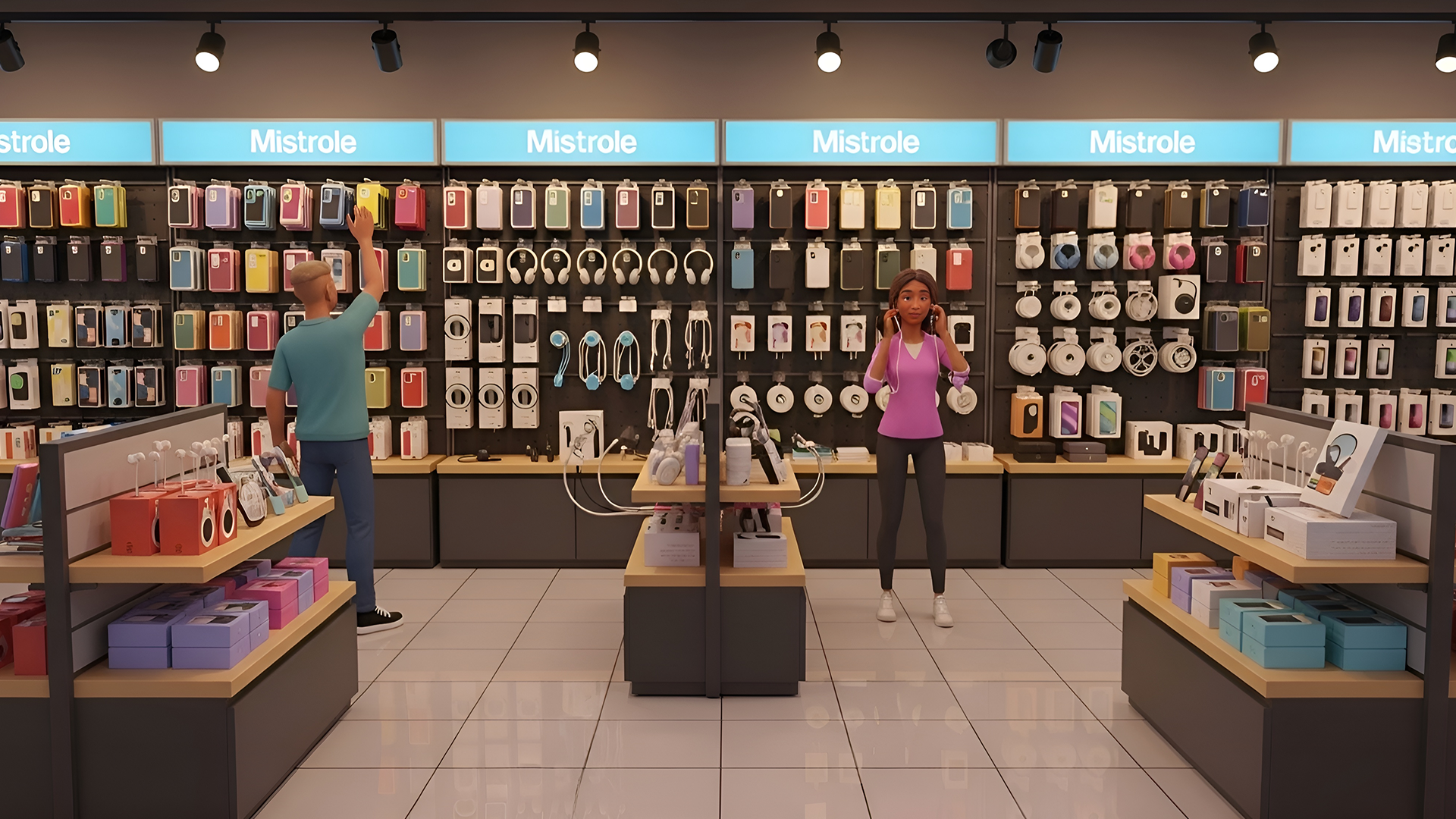 Supermarket: Mobile Shop Sim Game Screenshot