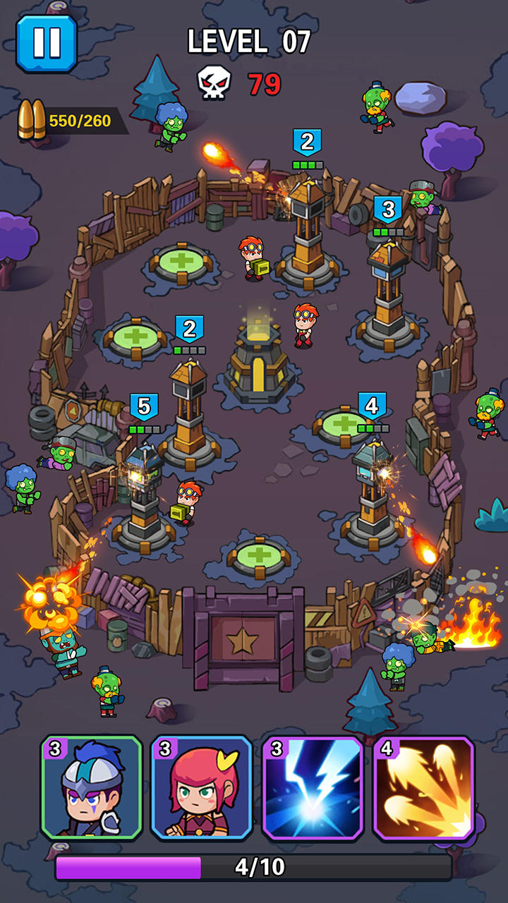 Turret Warfare Game Screenshot