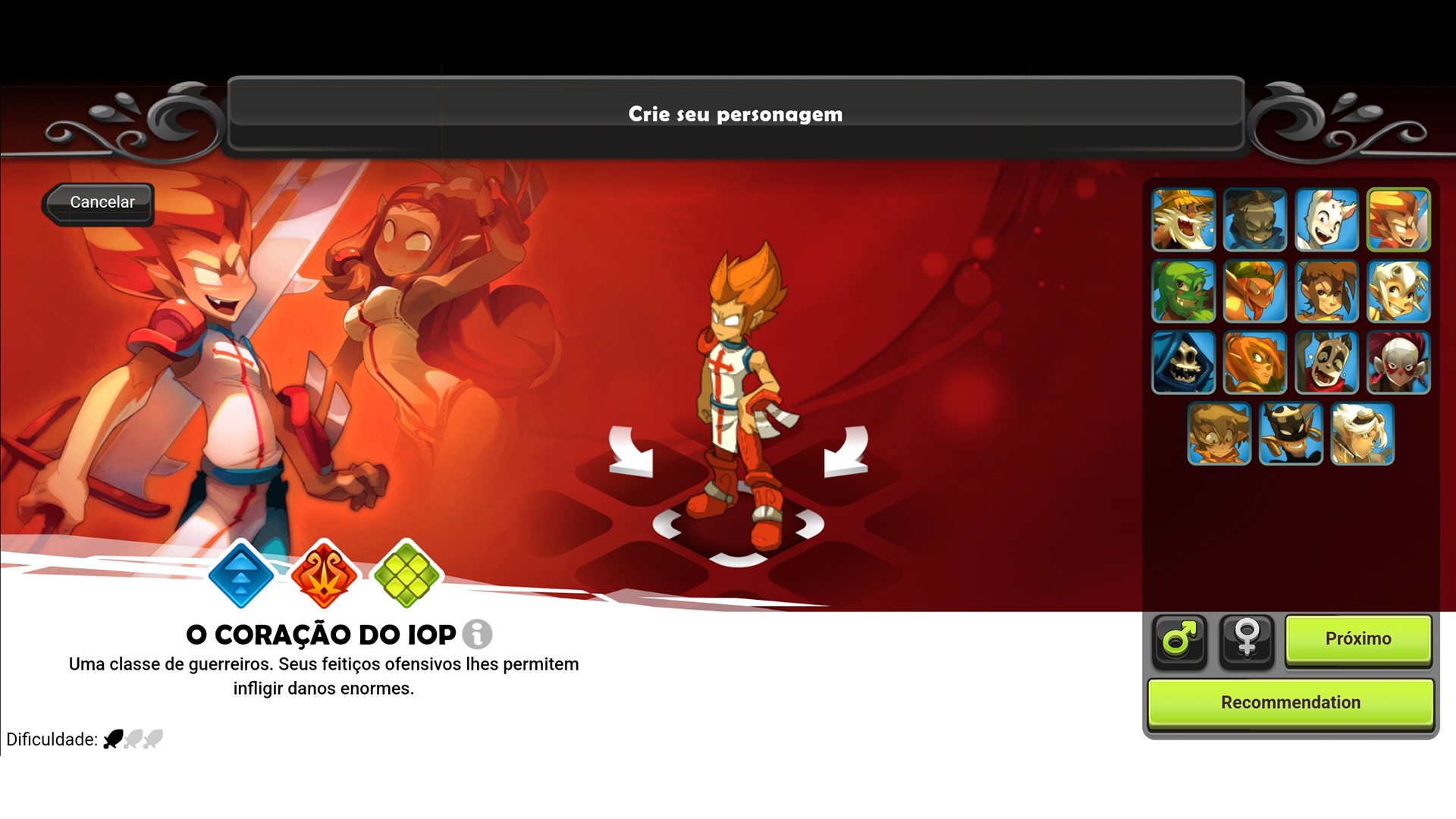 Captura de Tela do Jogo DOFUS Touch