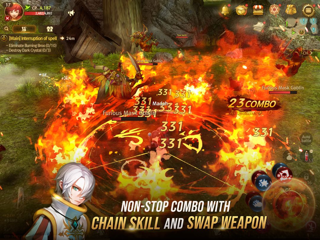 Screenshot of World of Dragon Nest