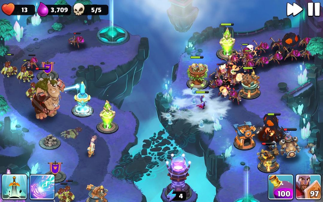 Screenshot of Castle Creeps - Tower Defense