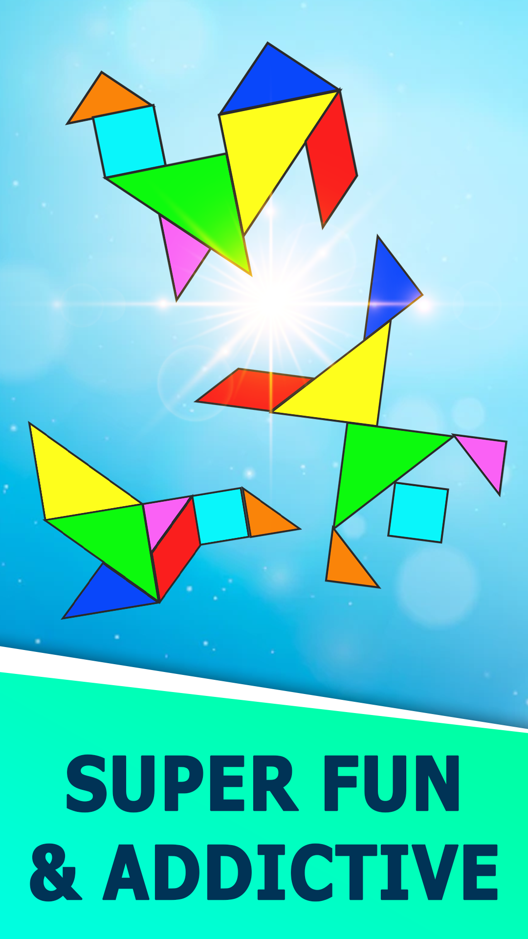 Tangram Puzzle 1000 Levels Game Screenshot