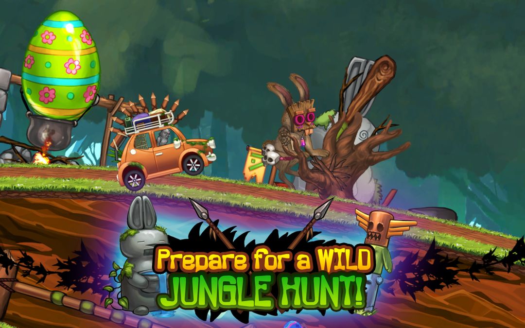 Angry Bunny Race: Jungle Road遊戲截圖