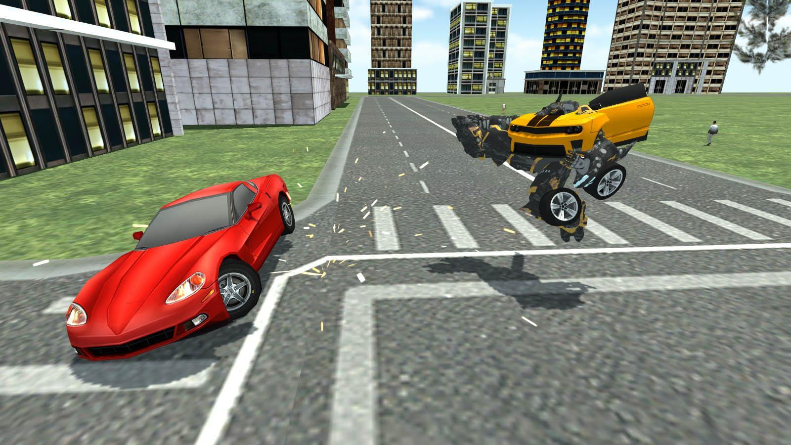 Transformer Robot Car Game Screenshot