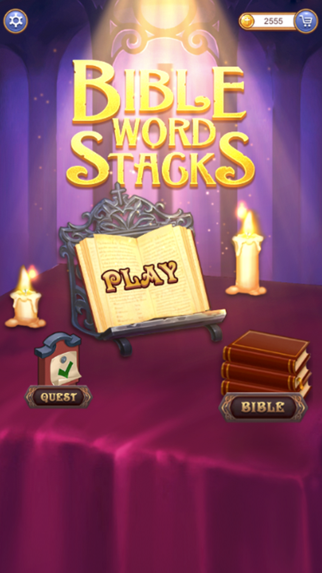 Cuplikan Layar Game Bible Word Stacks