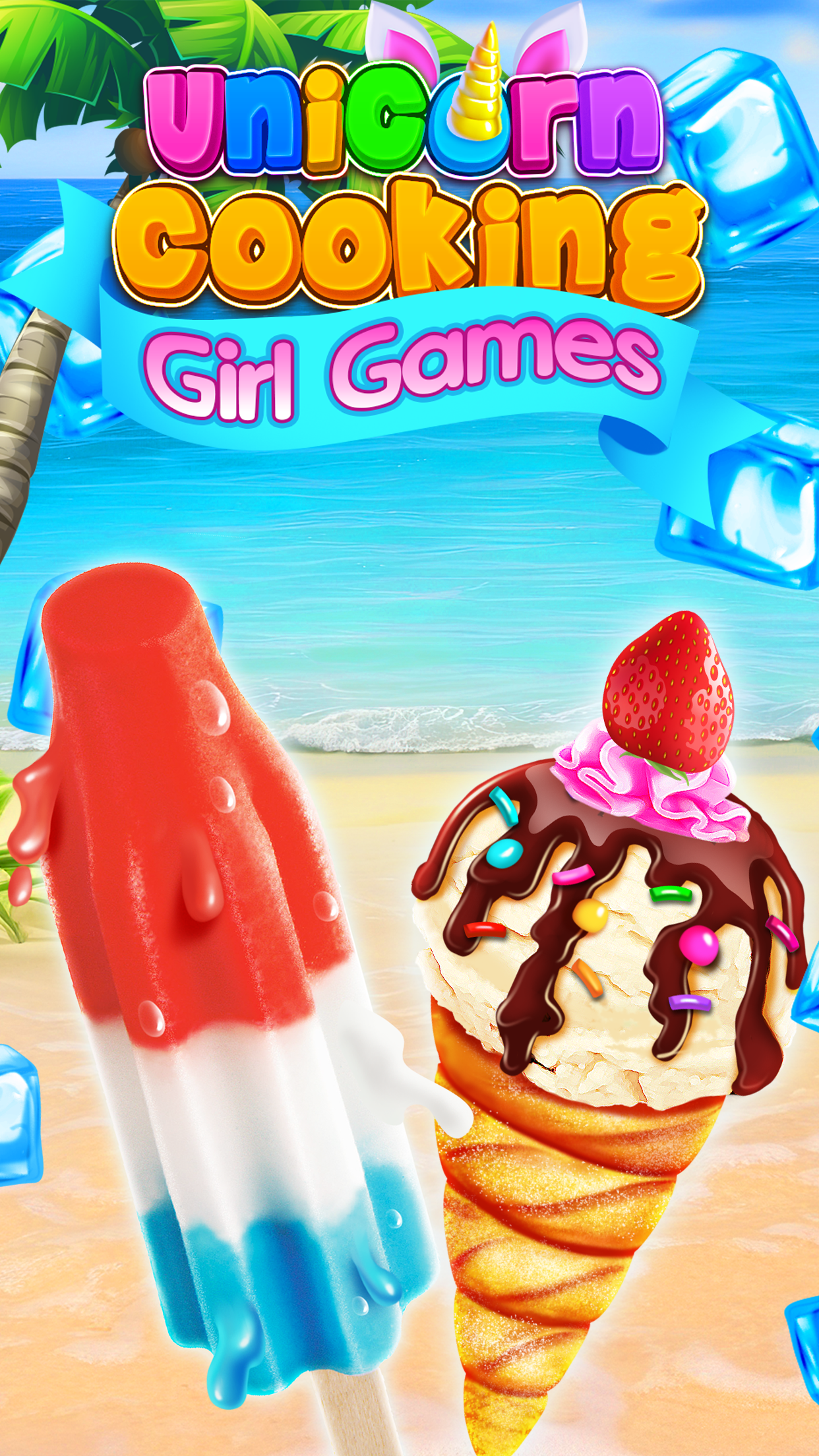 Unicorn Food Cooking Games Game Screenshot