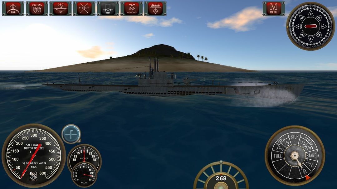 Silent Depth Submarine Sim 게임 스크린 샷
