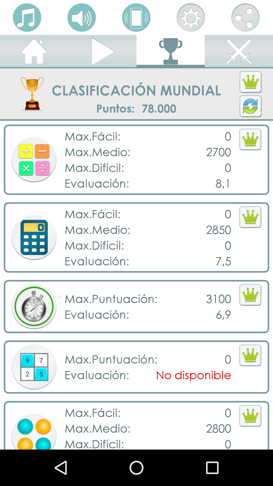 Captura de Pantalla del Juego El Mejor Brain Training
