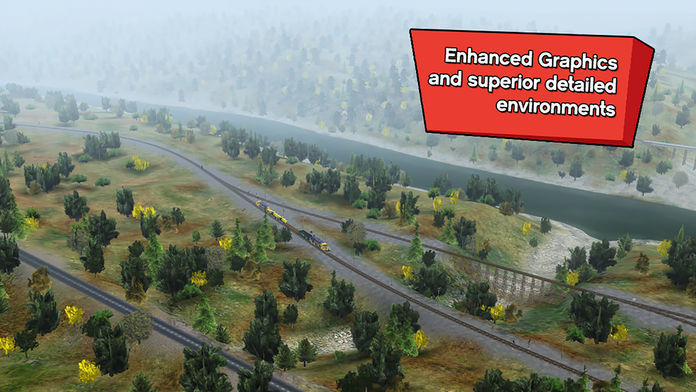 Trainz Driver 2 - train driving game, realistic 3D railroad simulator plus world builder ภาพหน้าจอเกม