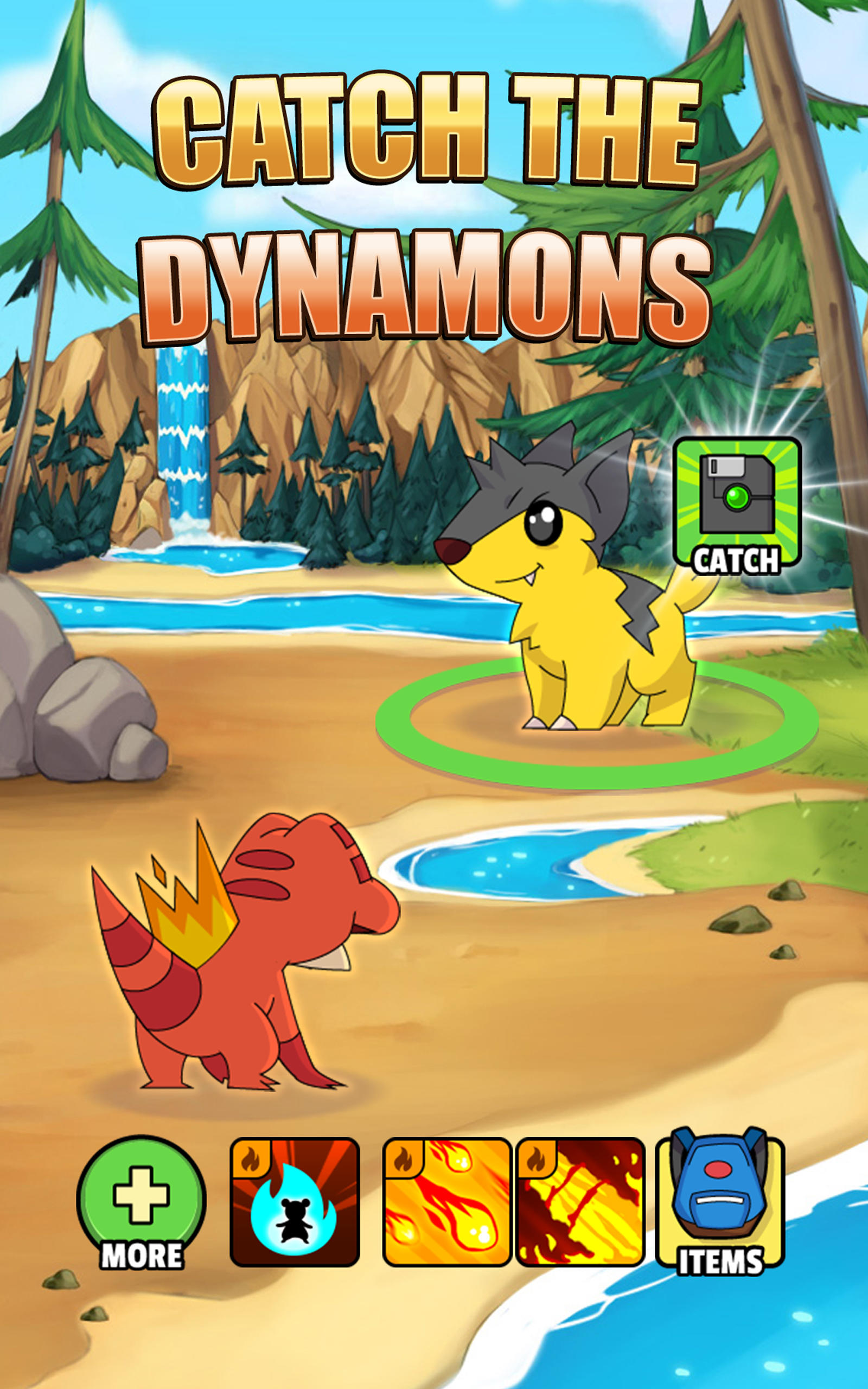 Dynamons World ภาพหน้าจอเกม