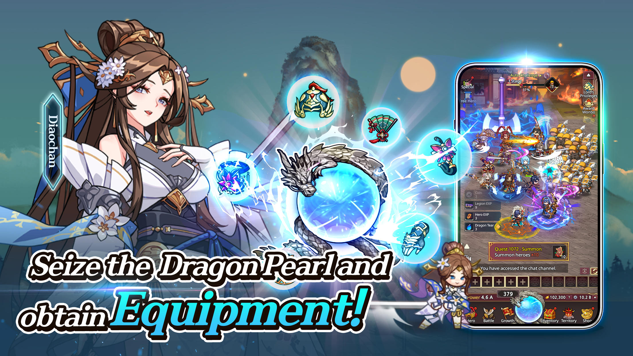 Three kingdoms All-Star : Idle ภาพหน้าจอเกม