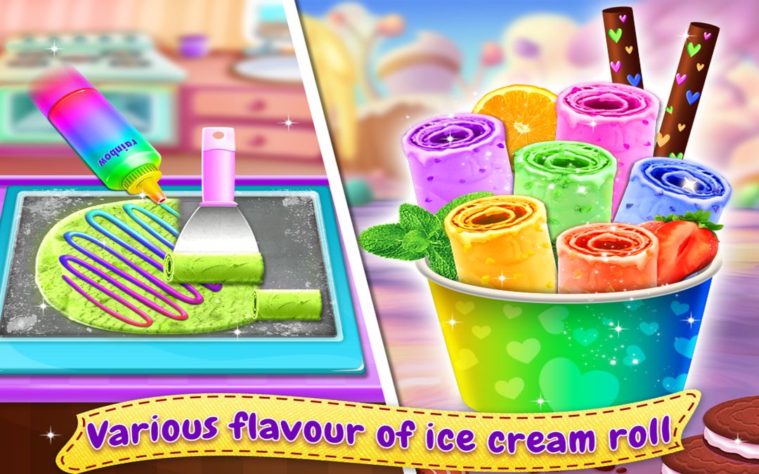 Ice Cream Roll - Stir-fried ภาพหน้าจอเกม