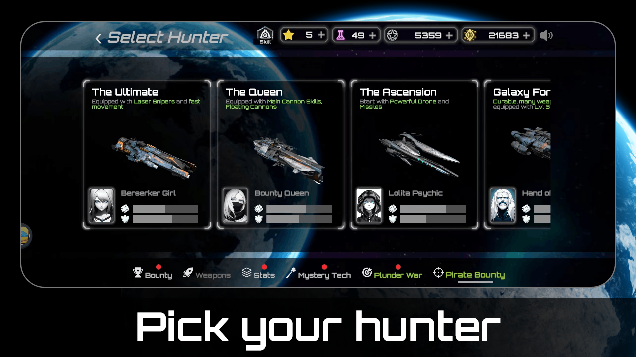Space Wanted Game Screenshot