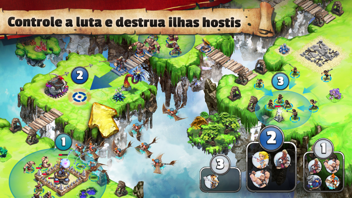 Captura de Tela do Jogo Batalha Skylands: Ilha Alianca