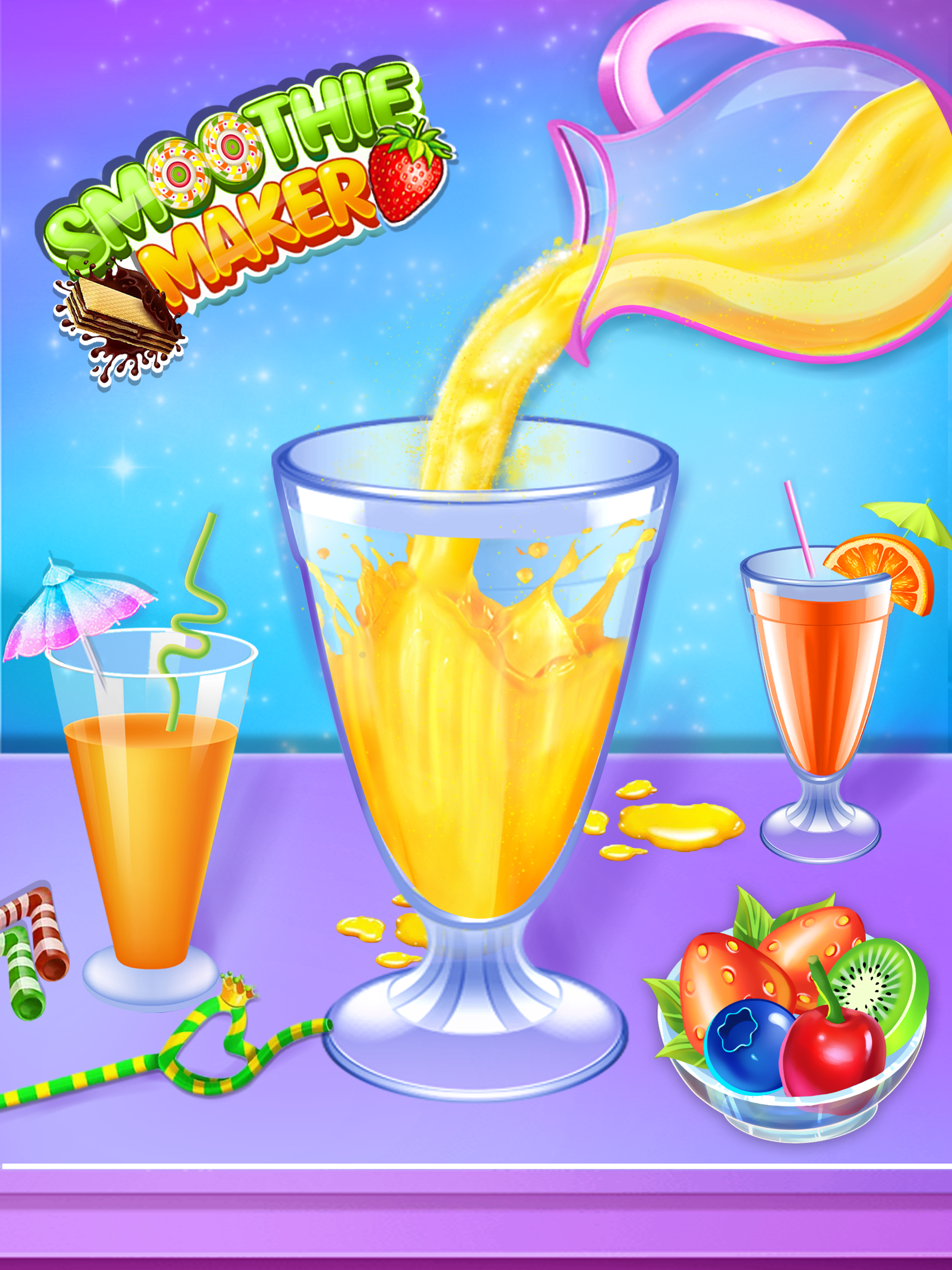 Скриншот игры Icy Slush Maker Smoothie Games