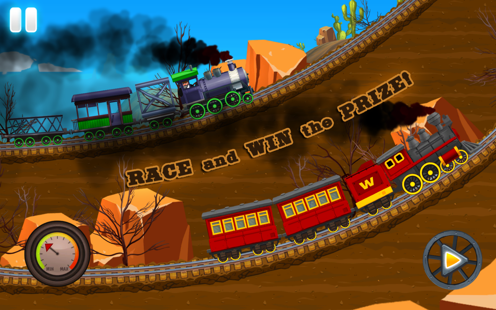 Cuplikan Layar Game Fun Kids Train 3: Western Adventure