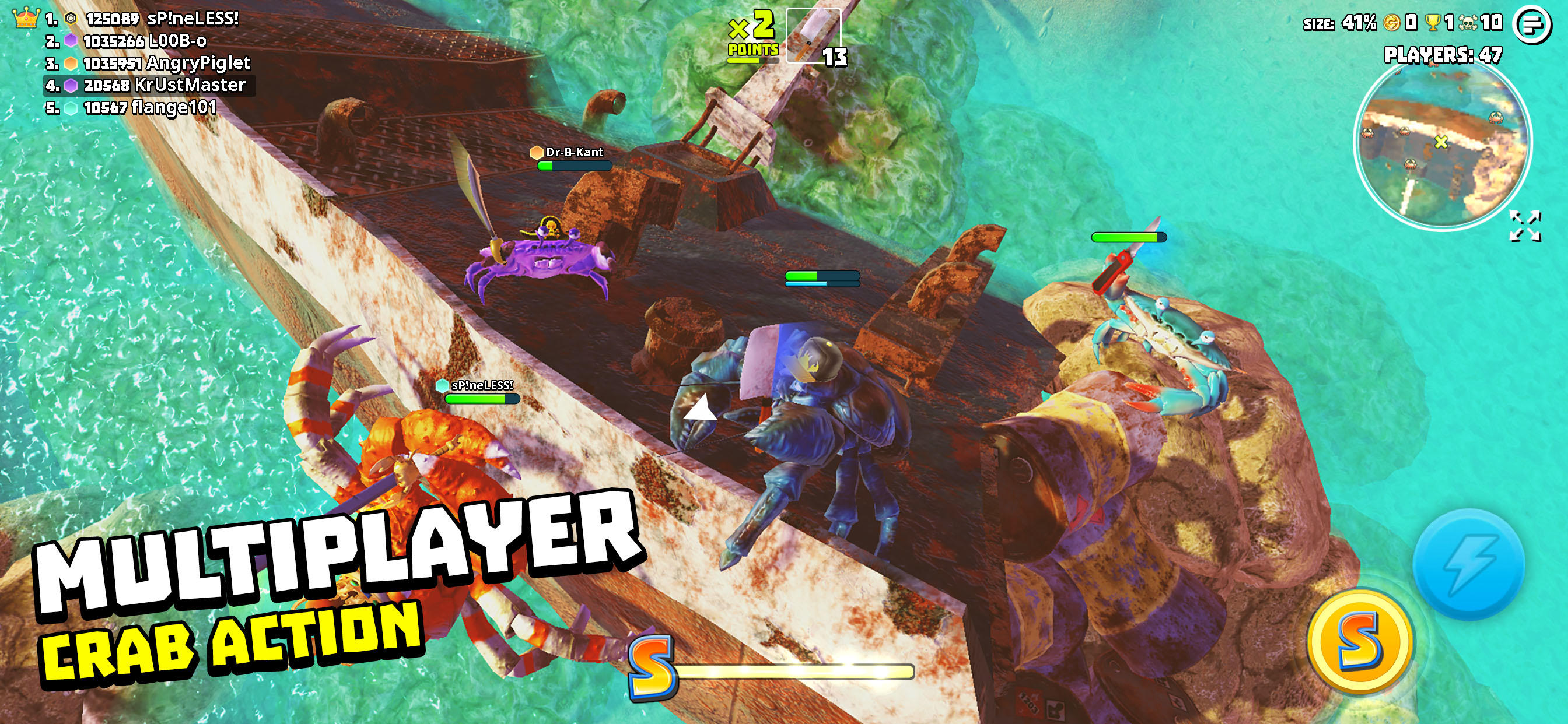 King of Crabs Game Screenshot